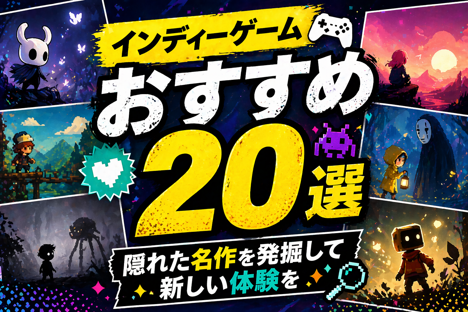 インディーゲームおすすめ20選2026｜隠れた名作を発掘する完全ガイド